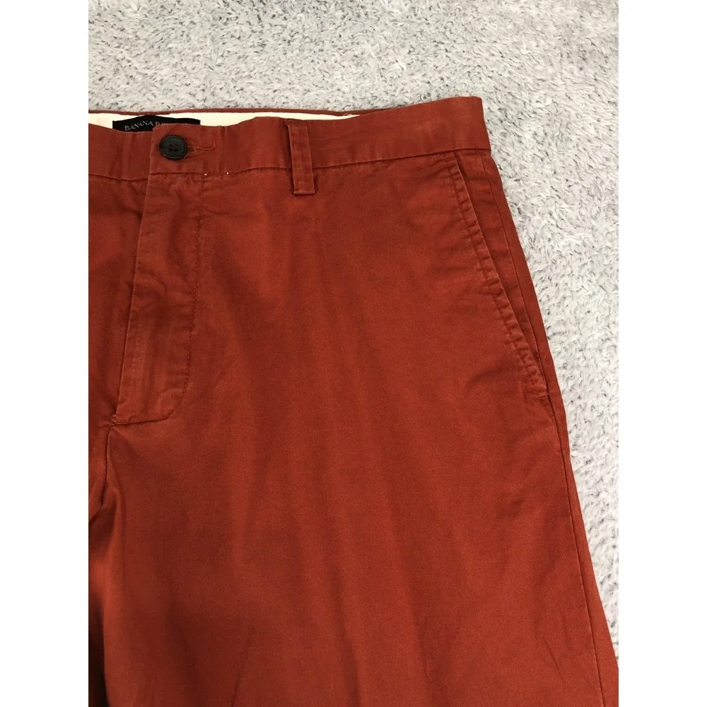 Banana Republic Pants Men's 36x28 (Tag 35) Red Emerson Chino Straight